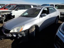 Salvage cars for sale at Brighton, CO auction: 2005 Honda Accord EX