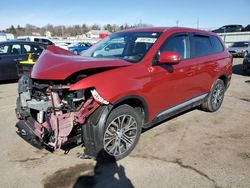 Salvage cars for sale at Pennsburg, PA auction: 2017 Mitsubishi Outlander SE