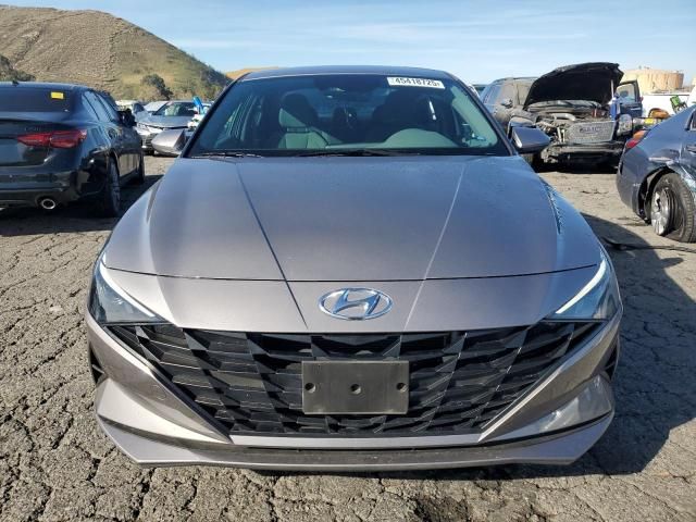 2023 Hyundai Elantra Blue