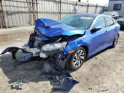 Honda salvage cars for sale: 2018 Honda Civic EX