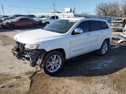 Salvage cars for sale at Oklahoma City, OK auction: 2014 Jeep Grand Cherokee Summit