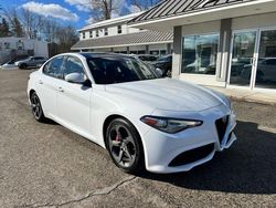 Salvage cars for sale at North Billerica, MA auction: 2017 Alfa Romeo Giulia Q4