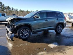 2017 Toyota Highlander Hybrid en venta en Windham, ME