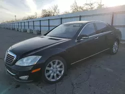 Salvage cars for sale at Fresno, CA auction: 2007 Mercedes-Benz S 550