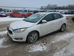 Salvage cars for sale at Davison, MI auction: 2015 Ford Focus Titanium