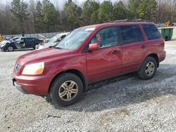 Carros salvage a la venta en subasta: 2004 Honda Pilot EXL