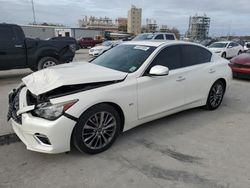 Salvage cars for sale at New Orleans, LA auction: 2019 Infiniti Q50 Luxe