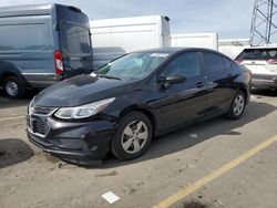 Salvage cars for sale at Hayward, CA auction: 2016 Chevrolet Cruze LS