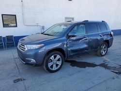 Salvage cars for sale at Farr West, UT auction: 2013 Toyota Highlander Limited