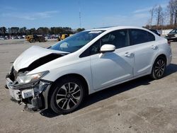 Salvage cars for sale from Copart Dunn, NC: 2015 Honda Civic EX