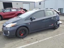 Salvage cars for sale at Vallejo, CA auction: 2012 Toyota Prius