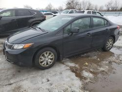 Salvage cars for sale from Copart London, ON: 2012 Honda Civic LX