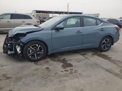 Salvage cars for sale at Grand Prairie, TX auction: 2025 Nissan Sentra SV