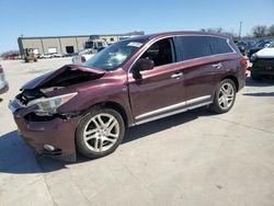 Salvage cars for sale at Wilmer, TX auction: 2014 Infiniti QX60