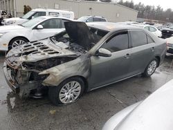 Salvage cars for sale at Exeter, RI auction: 2012 Toyota Camry Base