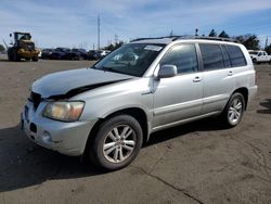 Salvage cars for sale at Denver, CO auction: 2006 Toyota Highlander Hybrid