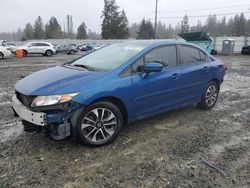 Honda salvage cars for sale: 2015 Honda Civic EX