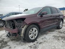 Salvage cars for sale at Woodhaven, MI auction: 2020 Ford Edge SEL