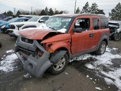 Salvage cars for sale at Denver, CO auction: 2004 Honda Element EX