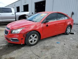 Salvage cars for sale at Jacksonville, FL auction: 2015 Chevrolet Cruze LT