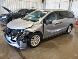 Salvage cars for sale at Franklin, WI auction: 2021 Honda Odyssey LX