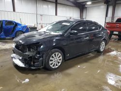 Salvage cars for sale at West Mifflin, PA auction: 2018 Nissan Sentra S