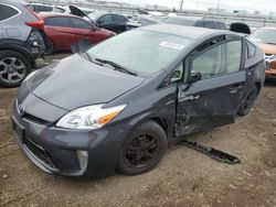 Salvage cars for sale at Elgin, IL auction: 2013 Toyota Prius