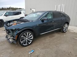 Salvage cars for sale at Franklin, WI auction: 2024 Cadillac Lyriq Luxury