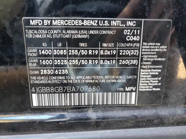 2011 Mercedes-Benz ML 350 4matic