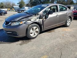 Honda salvage cars for sale: 2013 Honda Civic LX