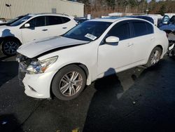 Vehiculos salvage en venta de Copart Exeter, RI: 2013 Infiniti G37