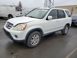 Salvage cars for sale at Hayward, CA auction: 2006 Honda CR-V SE