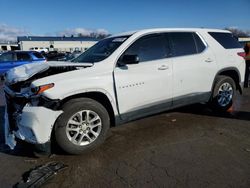 Salvage cars for sale at Pennsburg, PA auction: 2020 Chevrolet Traverse LS