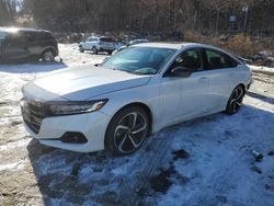 Salvage cars for sale at Marlboro, NY auction: 2022 Honda Accord Sport