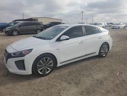 Salvage cars for sale at Temple, TX auction: 2019 Hyundai Ioniq Limited