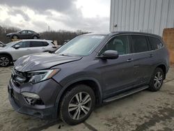 Salvage cars for sale at Windsor, NJ auction: 2017 Honda Pilot EX