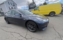 Salvage cars for sale at Assonet, MA auction: 2018 Tesla Model 3