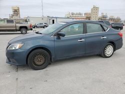 Salvage cars for sale at New Orleans, LA auction: 2016 Nissan Sentra S