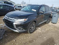 Salvage cars for sale at Pekin, IL auction: 2016 Mitsubishi Outlander SE