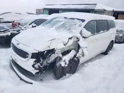 Salvage cars for sale at Montreal Est, QC auction: 2019 KIA Sedona L