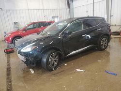 Salvage cars for sale at Franklin, WI auction: 2022 Nissan Murano S