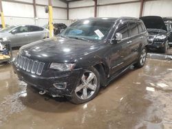 Salvage cars for sale at Pennsburg, PA auction: 2014 Jeep Grand Cherokee Overland