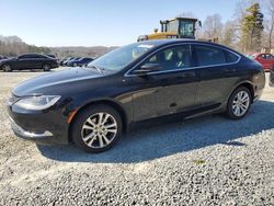 Salvage cars for sale at Concord, NC auction: 2015 Chrysler 200 Limited