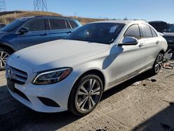 Salvage cars for sale at Littleton, CO auction: 2019 Mercedes-Benz C 300 4matic