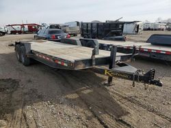 Salvage trucks for sale at Des Moines, IA auction: 2015 Kaufman Tilt-BED