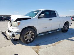 Salvage cars for sale at Grand Prairie, TX auction: 2013 Toyota Tundra Double Cab SR5