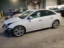 Salvage cars for sale at Eldridge, IA auction: 2015 Chevrolet Cruze LTZ