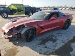 Salvage cars for sale at Grand Prairie, TX auction: 2014 Chevrolet Corvette Stingray Z51 2LT