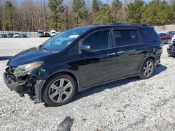 Salvage cars for sale at Gainesville, GA auction: 2018 Toyota Sienna SE