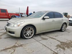 Salvage cars for sale at Grand Prairie, TX auction: 2007 Infiniti G35